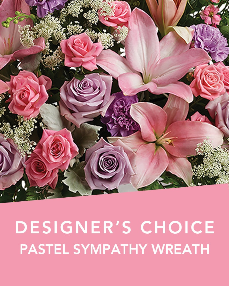 DC PASTEL SYMPATHY WREATH